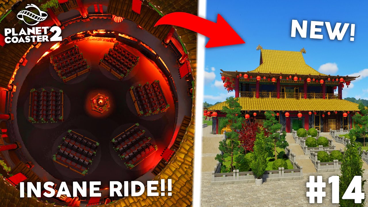 Planet Coaster 2 NEW CRAZY Ride in my Theme Park!! EP14