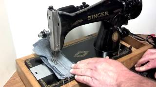 Serviced Vintage 1952 Singer 15-91 Sewing Machine AK964832