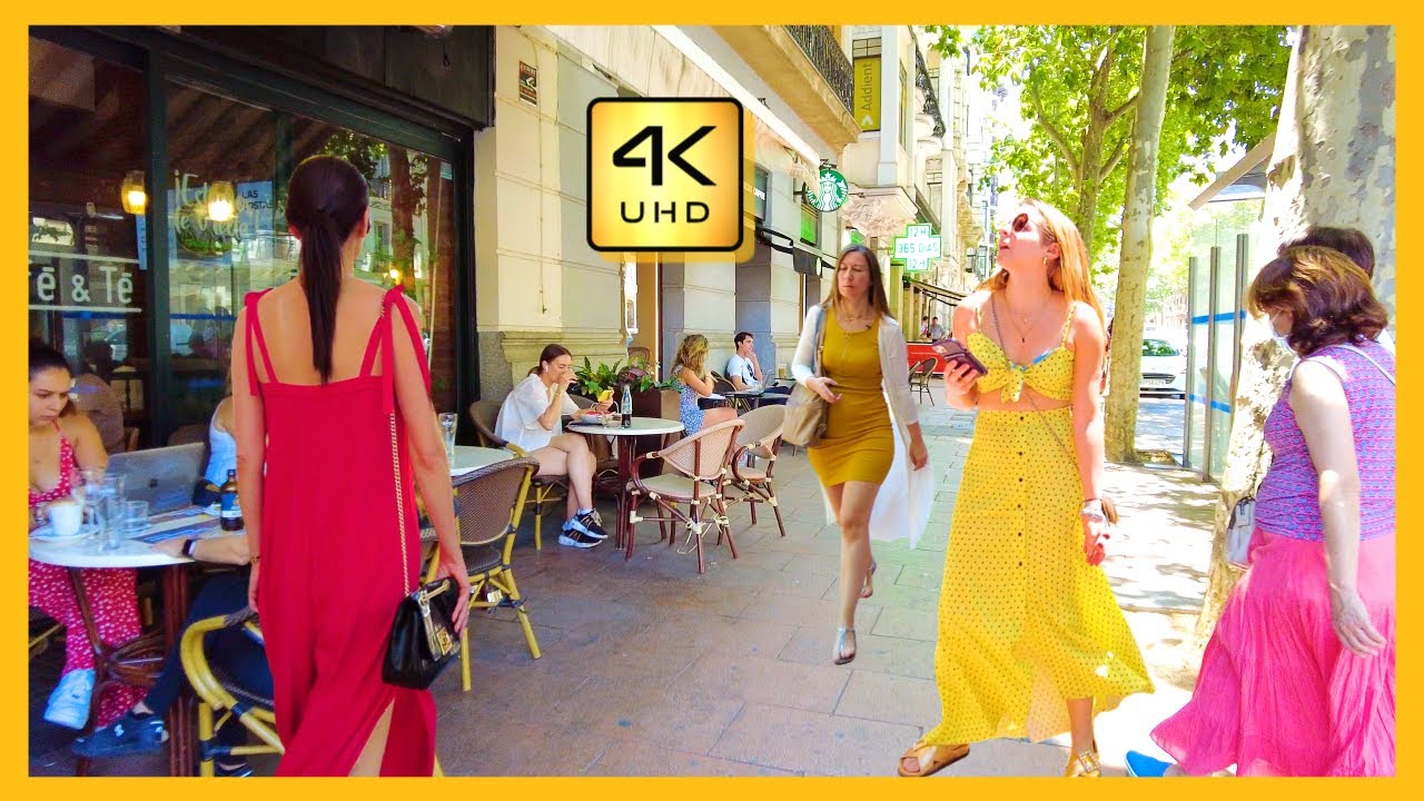 [4kspain] Прогулка по району Саламанка летом, Лучшее место для посещения в Испании, Саламанка