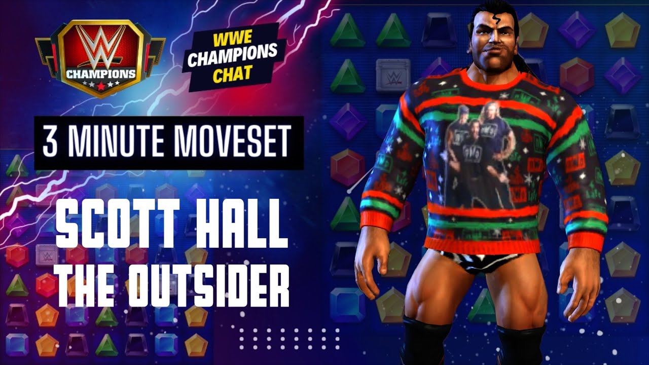 Scott Hall "The Outsider" | 3 Minute Movesets | WWE Champions 