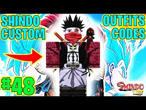 ⭐NEW SHINDO LIFE CUSTOM OUTFITS CODES #38⭐ in 2023