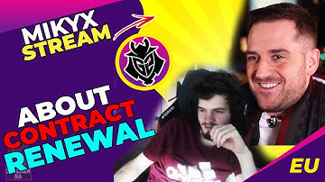 G2 Mikyx About His G2 Contract Situation 🤬