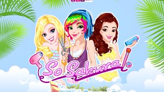So Sakura Summer Vacation- Fun Online Makeover Fashion Games for Girls Teens screenshot 5