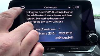 Nissan JUKE II – How to Connect Car to Wi-Fi screenshot 3