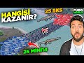 25 Mini14 vs 25 SKS! EFSANE KÖPRÜ SAVAŞI! PUBG Mobile 25 vs 25 Ordu Savaşları