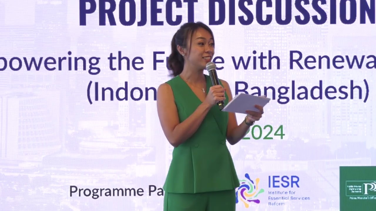 Emcee Shandy Tan - AIF 2024: Empowering the Future with Renewable Energy (Indonesia and Bangladesh)