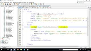jQuery serializeArray (জেকুয়েরি সিরিয়ালাইজ এ্যরে)