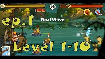 Swamp Attack 2 - Episode 1 - Levels 1-10 Play-through