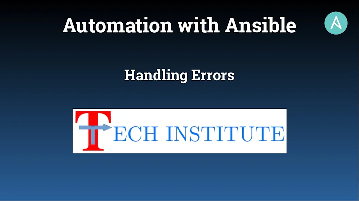 Automation with Ansible || Handling Errors (Live Demo)