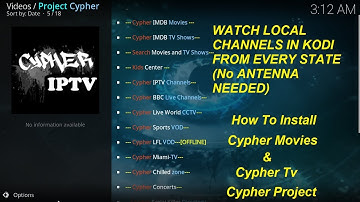 How To Install Cypher Movies and Cypher Tv and Cypher Project For Kodi 17 4