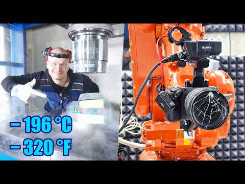 Paper + Liquid Nitrogen + 300 Ton Press = HUGE EXPLOSION / YouTube thumbnail