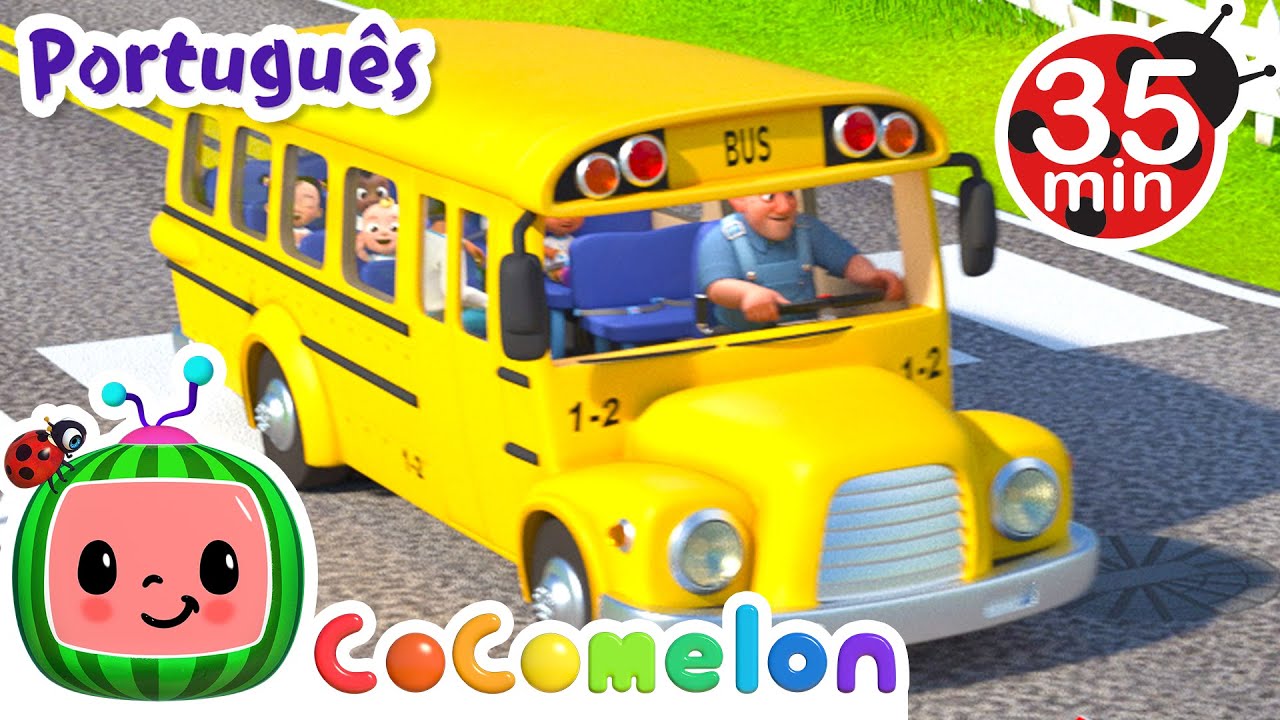 ⁣As Rodas do Ônibus da Escola! | Melhores Canções | Cocomelon Brasil - Músicas Infantis em Português