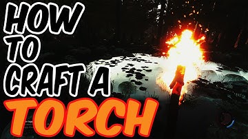 The Forest - How To Craft A Torch