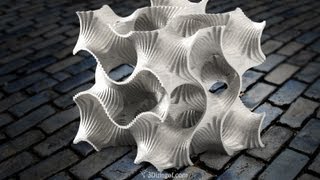 3D Printing - Sliced Gyroid - Math Art By Dizingof On 3Dizingof.com