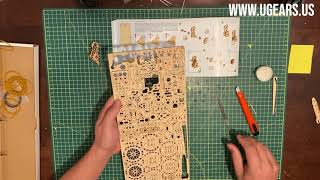 UGears Scrambler UGR-10 with Sidecar Assembly Video by Ukidz LLC | UGears US