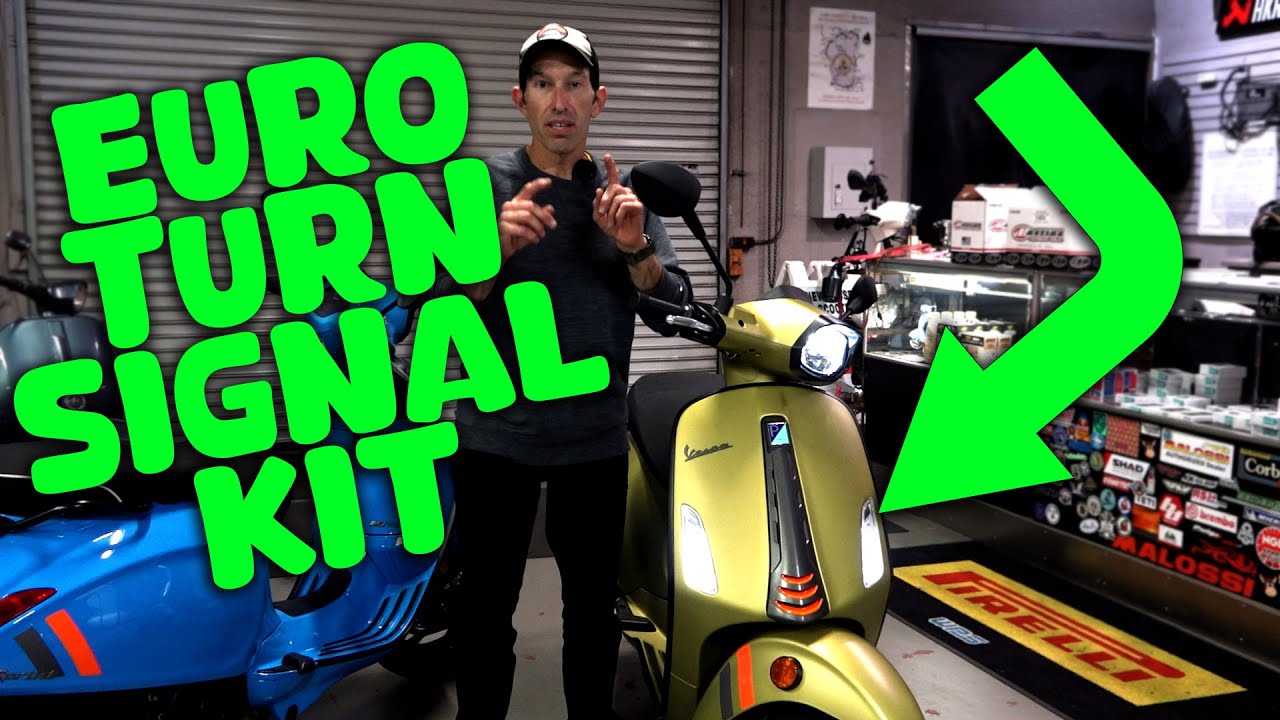 2024 Vespa Primavera & Sprint LED Euro Style Turn Signal Light Kit Installation MI200-PR