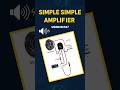BC547 Mini Amplifier Build! 🔊 (Super Easy DIY Audio) |#shorts #diy #diyprojects #electronic