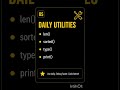 Python Built-in Functions Every Programmer Should Know 🐍🔥 #coding #python #shorts