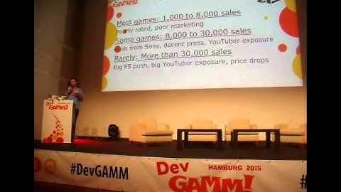 DevGAMM Conference in Hamburg 2015.