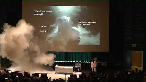 OIST Science Festival 2018 - liquid nitrogen explosion