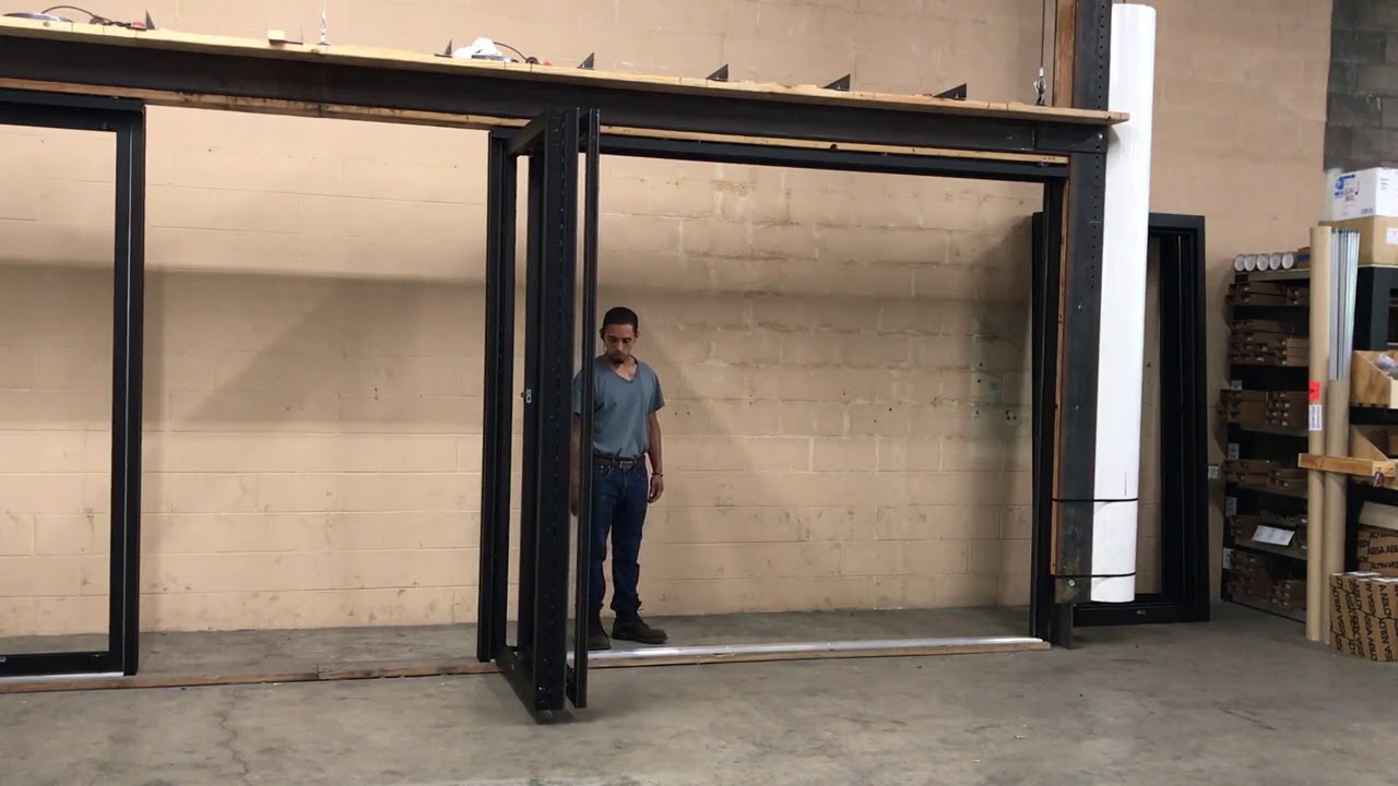 3Panel BiFold Door manufactured for Enclave Roanoke, Elev 22 YouTube