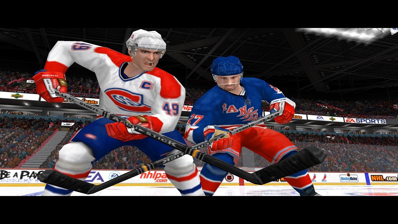 NHL 2002 | New York Rangers - Montreal Canadiens | Season game 5 | Full HD PC gameplay