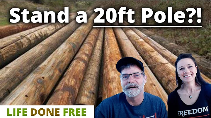 Ever STAND a 20' Telephone pole alone?