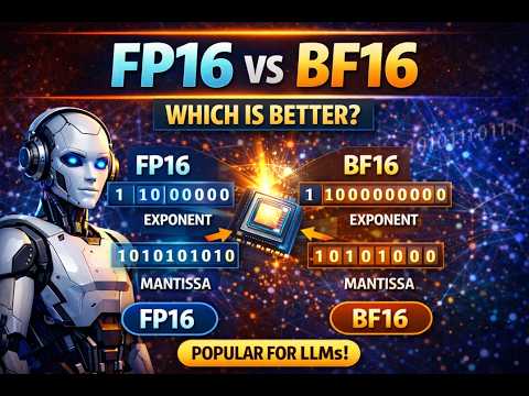Bf16 Rounding Error FP16 vs BF16 Explained | Which Precision Is Better for LLMs? - YouTube
