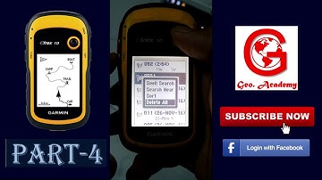 Garmin GPS I Part-4 I Data Delete I Bangla Tutorial
