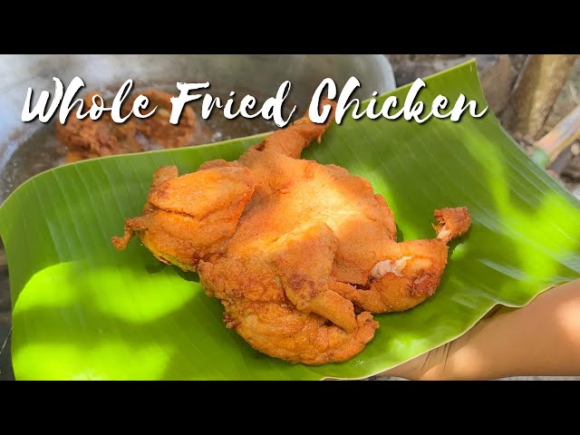 Our crispy and juicy whole fried chicken recipe | Kusinela class=