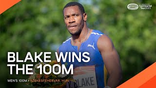 Yohan Blake Wins 100M In Hungary Continental Tour D 2023