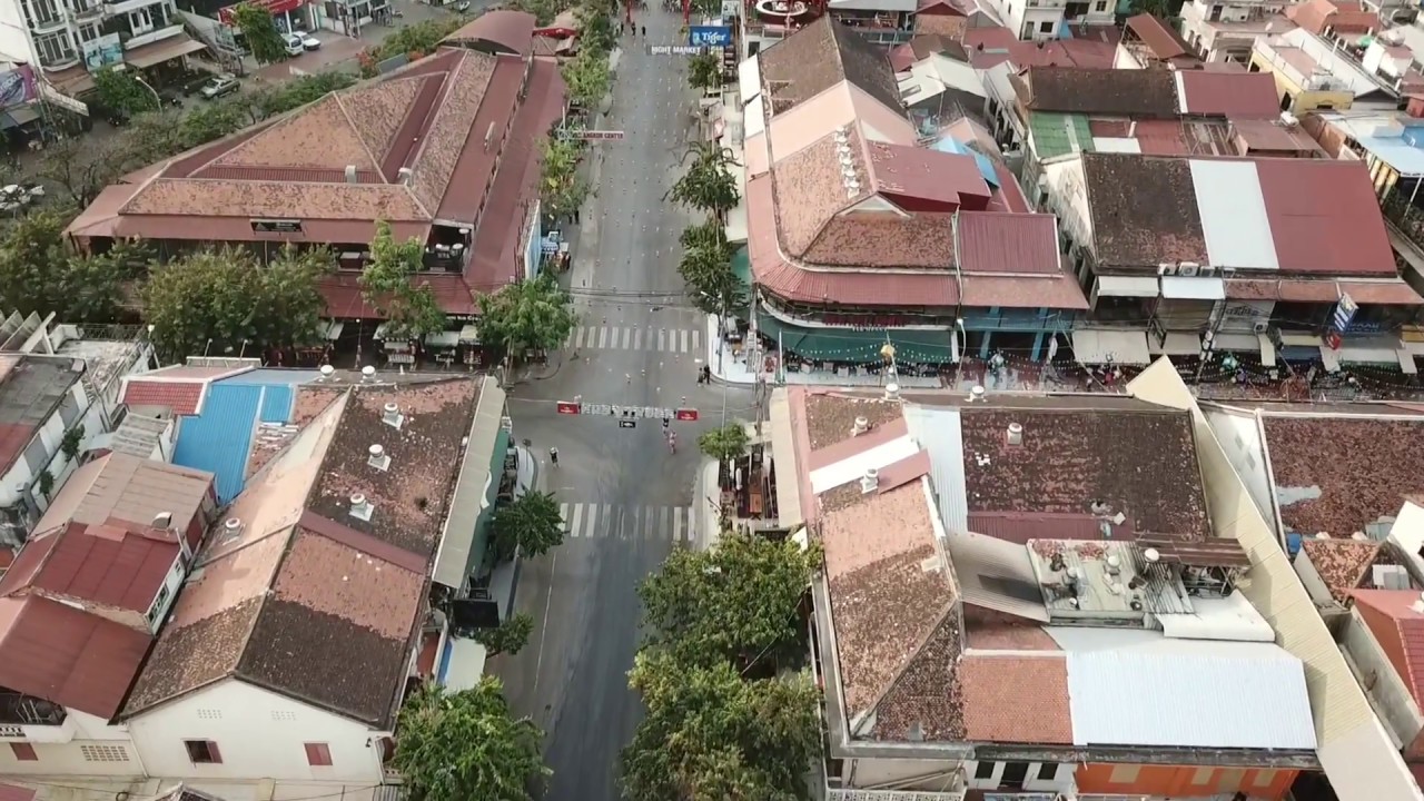 Drone Siem Reap and Pub Street