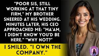 My Brother Mocked My Failed Career At His Wedding—Then His Boss Called Me Ma'am