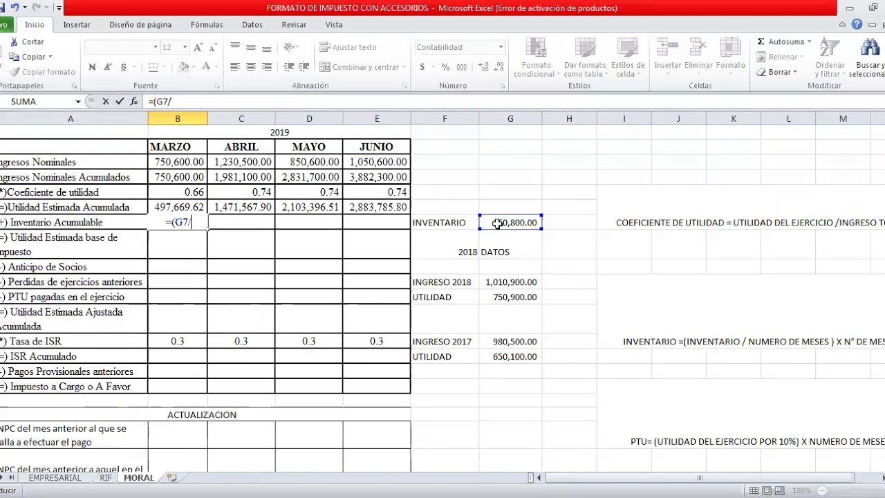 Calculo De Personas Morales YouTube