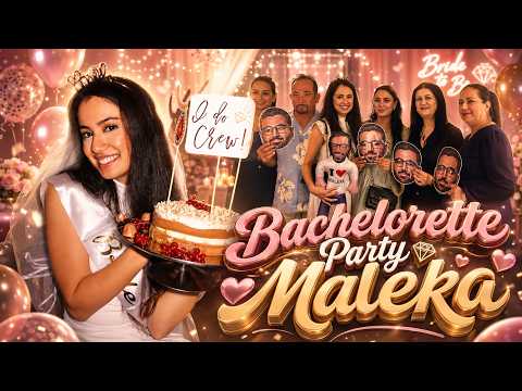 A SPECIAL BACHELORETTE SURPRISE FOR MALEKA | یک سورپرایز ویژه برای جشن مجردی ملکه | Vlog 390