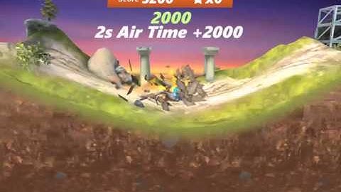 Replay from Bridge Constructor Stunts!