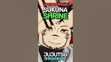 JJS NEW SUKUNA OPEN DOMAIN EXPANSION #jujutsushenanigans #jjs #roblox #shenanigans #jjk #anime