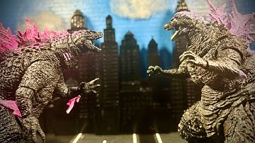 Godzilla Minus One Evolved VS Legendary Godzilla Evolved (FULL CUT) - Stop Motion