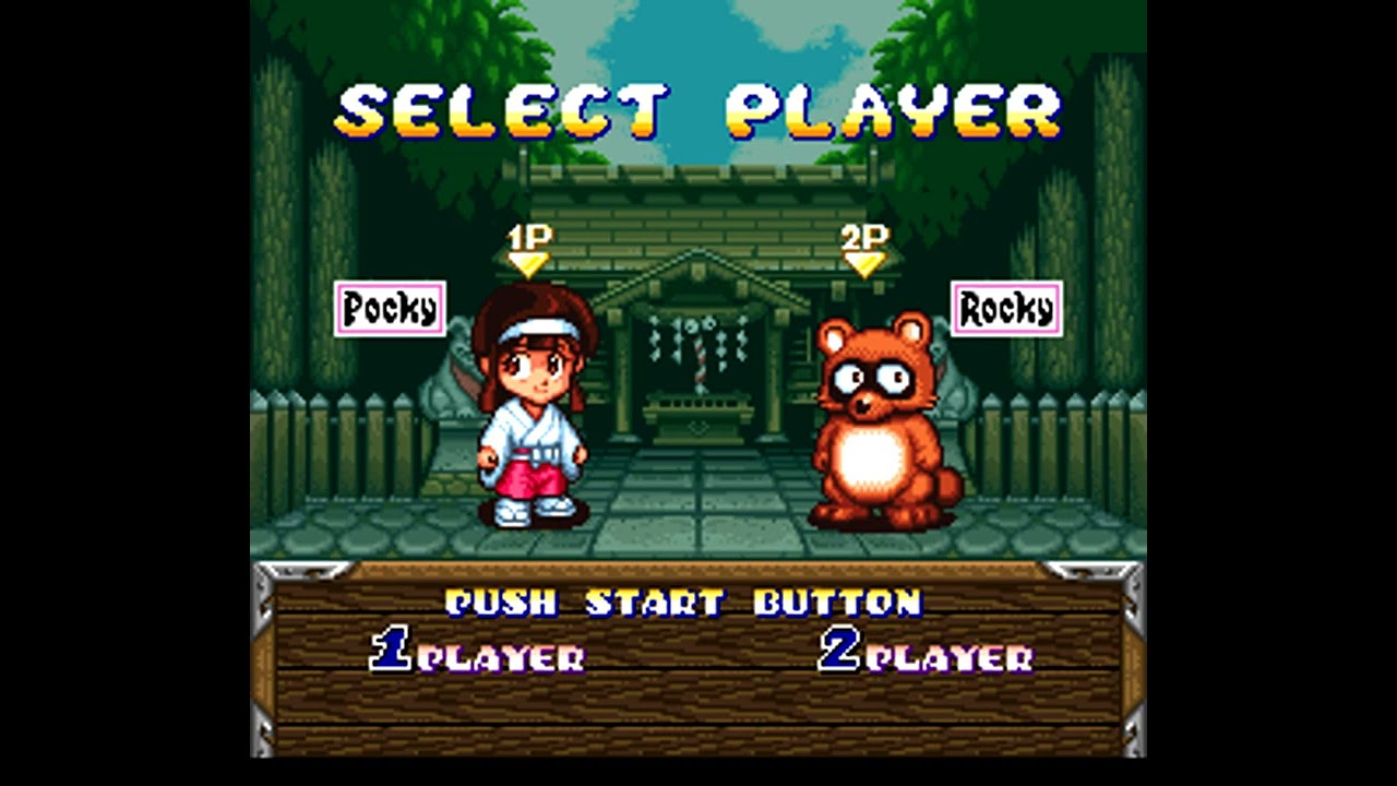 Pocky & Rocky - The Haunted Shrine (Midi Soundfont: pan_flutes)