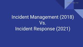 Big Mistake In The Updated 2021 Cissp Books - Incident Management