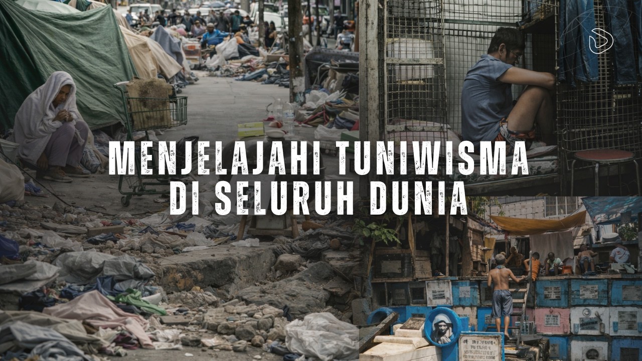 Satu Jam Menjelajahi Tunawisma di Terowongan USA, Kuburan di Filipina, & Rumah Kandang  di Hongkong