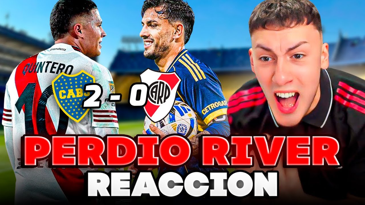 BOCA VS RIVER REACCION