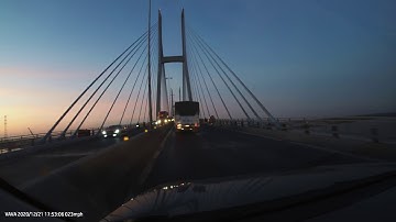 VAVA Dash Cam : Cầu Mỹ Thuận | 4K | My Thuan Bridge | Day&Night