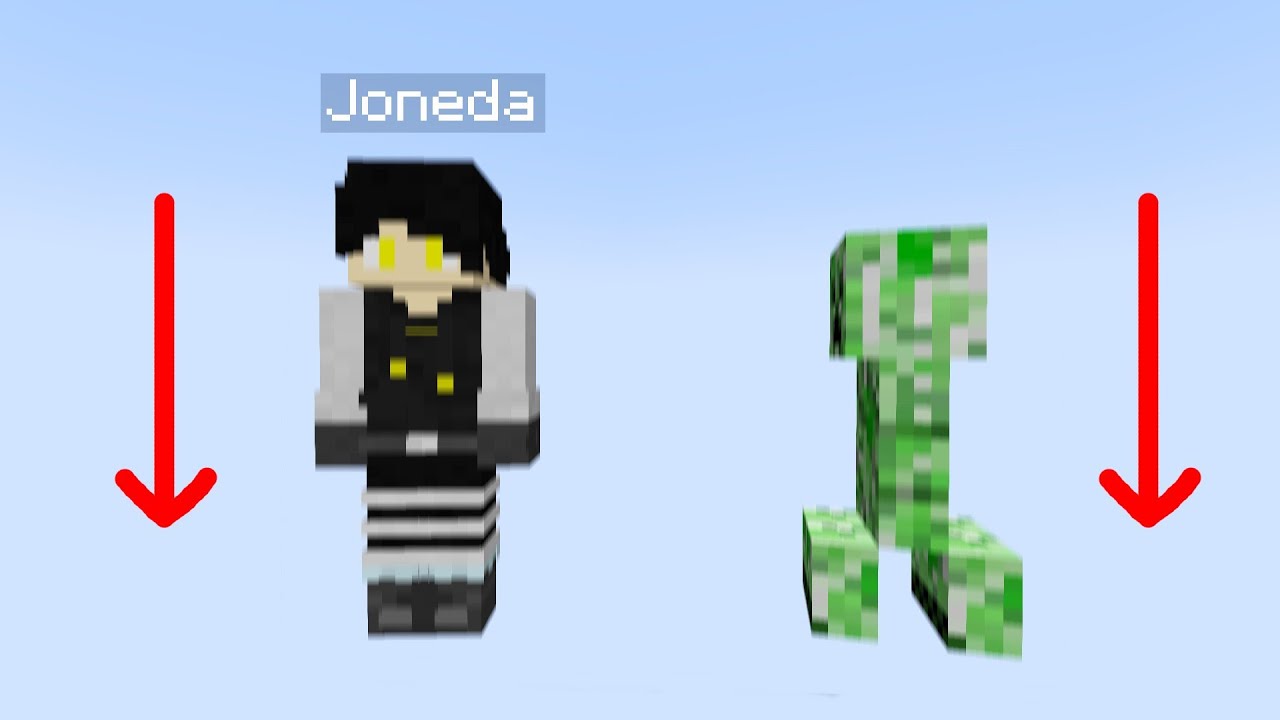 can creeper blow me up in midair? YouTube