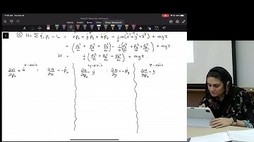 Chap 10.4.3 projectile motion - Hamiltonian method
