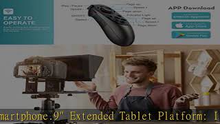 Liftable Teleprompter W/Remote Control and app with Adjustable Tempered Optical Glass Supports Smar screenshot 3
