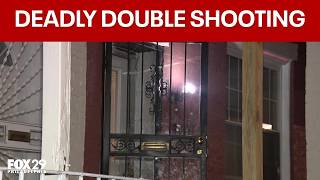 Woman killed in double shooting on front porch of Philadelphia home