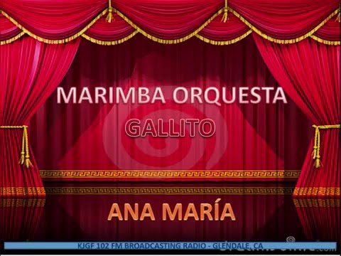 MÚSICA CHAPINA RADIO KJGF 102 FM - GLENDALE, CA. USA Ana María M&O Gallito. - YouTube