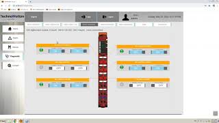 CNC 2 AXE Machine B&R Code G WEB mappView