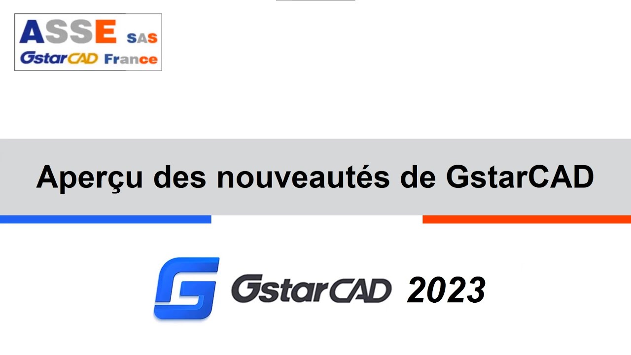 Aperçu de GstarCAD 2023 - YouTube